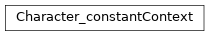 Inheritance diagram of m2isar.frontends.coredsl2.parser_gen.CoreDSL2Parser.CoreDSL2Parser.Character_constantContext